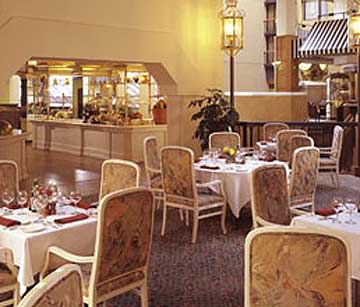 Restaurant at the Wyndham Hotel in Washington D.C.